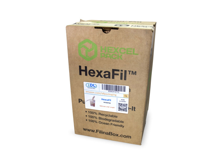 HexaFil Cushioning Kraft Paper 15" x 1700' in Self-Dispensed Box